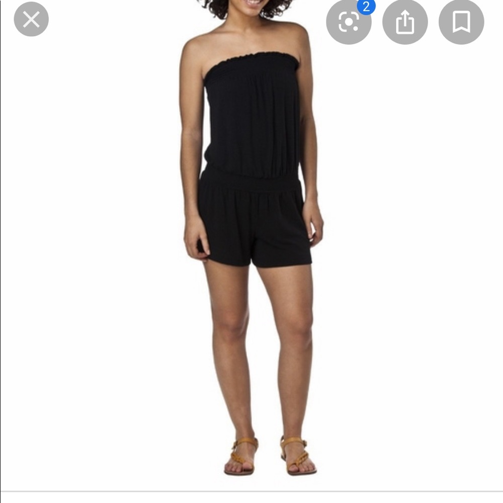 Black shorts romper